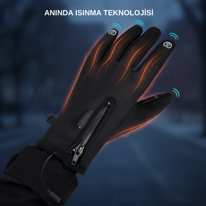 Isıtmalı Motorcu Eldiveni