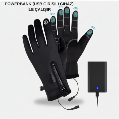 Isıtmalı Motorcu Eldiveni